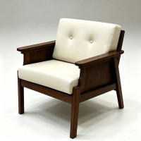 273｜Zebrawood Frame Armchair | Solid Wood Leisure Chair, Single & Double Seater Available